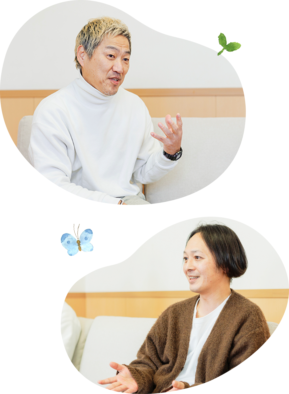 新山さま、足立理事長 写真